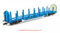 N-Rfnoos-D Revolution Trains Timber Carrier in Touax Blue livery
